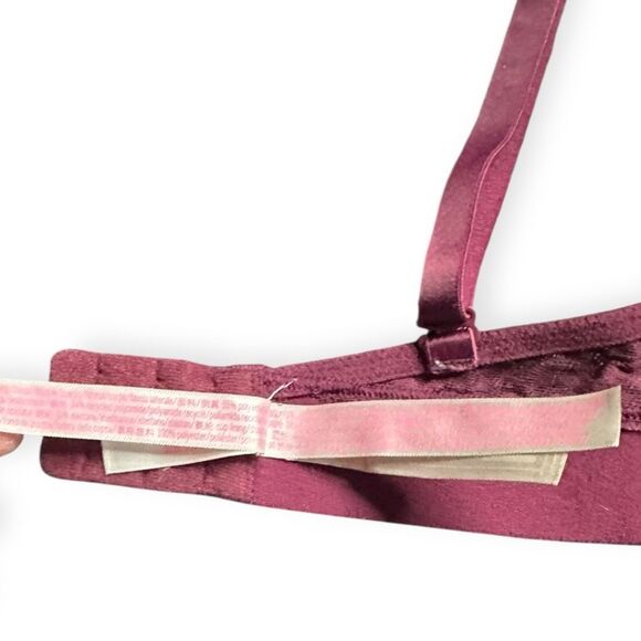 PINK VICTORIA’S SECRET Mauve Lace Leopard Print Wear Everywhere Push-Up Bra Size - Picture 5 of 6